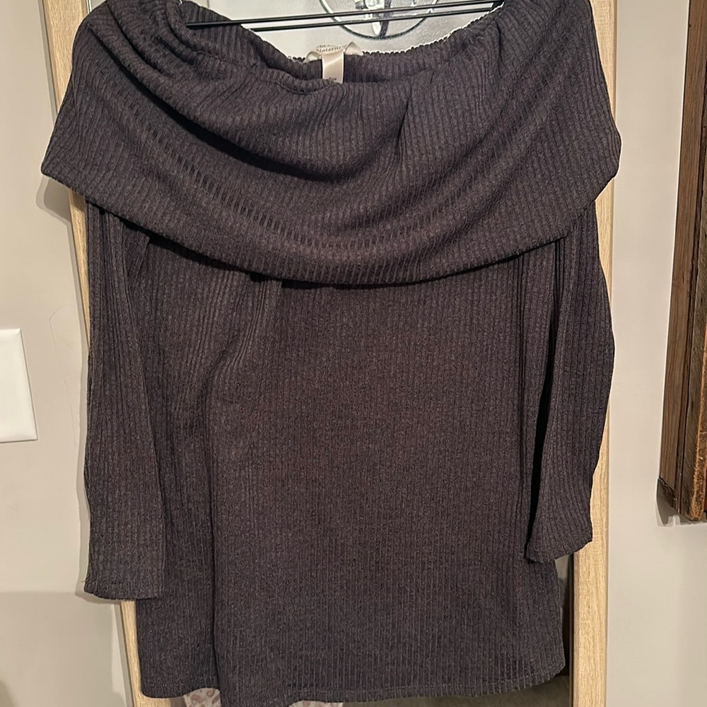 Ma Cherie Maternity Off Shoulder Top